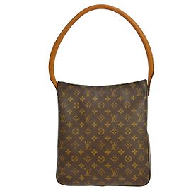 Bolsa Louis Vuitton Monogram Looping em canvas Monogram GM Marrom