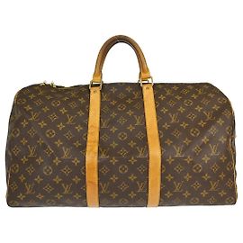 Louis Vuitton Keepall Monogram Canvas 50 Marron