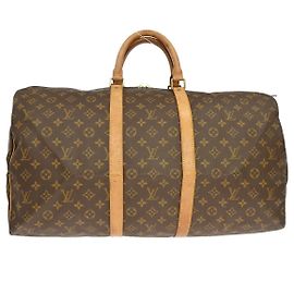 Louis Vuitton Keepall Monogram Canvas 55 Marrom
