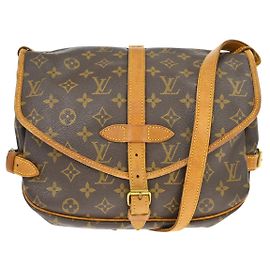 Bolsa Louis Vuitton Saumur em Canvas Monogram 30 Marrom