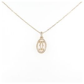 Collier Logo Cartier en Or Rose Autre