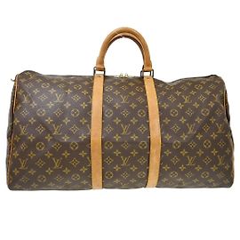 Louis Vuitton Keepall Monogram Canvas 55 Marrom
