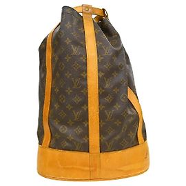 Louis Vuitton Randonnee Backpack Monogram Canvas GM Brown