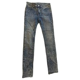 Jeans Slim Sbiaditi IRO Blu