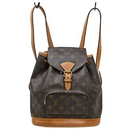 Louis Vuitton Montsouris Backpack Monogram Canvas MM Brown