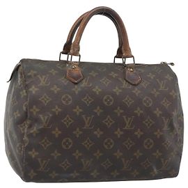 LOUIS VUITTON Monogram Speedy 30 Handtasche M41526 LV Auth 187765 Monogramm