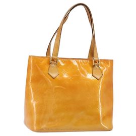 LOUIS VUITTON Sac Houston en Monogram Vernis Rose Marshmallow M91302 LV Auth 185937 Autre