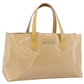 LOUIS VUITTON Bolsa Monogram Vernis Wilshire PM Broncorail M91452 Auth 186866 Outro
