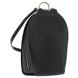 Mochila LOUIS VUITTON Epi Mabillon Black M52232 LV Auth 187507 Negro