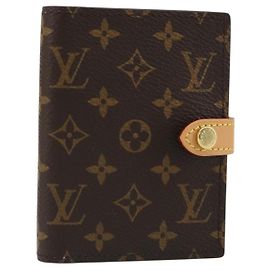 LOUIS VUITTON Monogram Mattifying Paper Case Hand Mirror LBC003 LV Auth 185778M Monogram