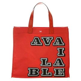 Anya Hindmarch Bolso Tote "Available" Roja