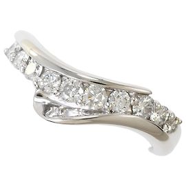 Autre Marque 18K Weißgold-Ring mit Diamant Golden