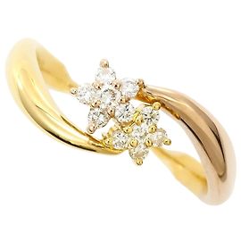 Autre Marque 18K Goldring mit Diamant Golden