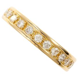 Autre Marque 18K Gelbgold-Ring mit Diamant Golden