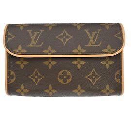 Louis Vuitton Florentine Taillentasche Monogram Canvas medium Braun