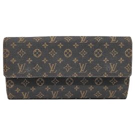 Louis Vuitton Vintage Sarah Wallet Monogram Idylle Brown