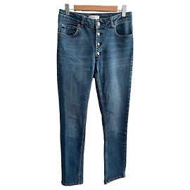 Anine Bing Jeans Slim Blu Lavato Blu