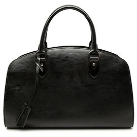 Sac à main Louis Vuitton Epi Electric Pont Neuf PM Noir