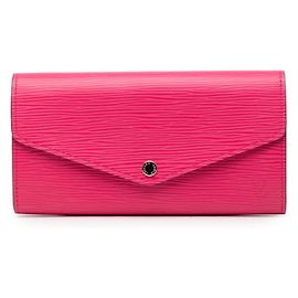 Cartera Louis Vuitton Epi Sarah Long Rosa