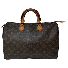 Louis Vuitton Speedy 35 Monogram Marrom