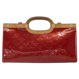 Louis Vuitton Roxbury Drive Handbag Monogram Vernis Red