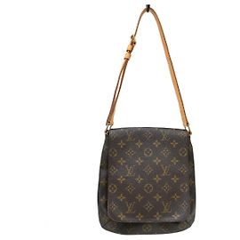 Louis Vuitton Musette Salsa Handbag Monogram Canvas PM Brown