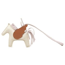 Hermès Charm Hermes Rodeo PM Pegasus Marrone Rosa Crudo