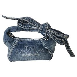 Borsa Marc Jacobs The Sack Bag Denim Blu navy
