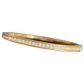 Autre Marque Camille Lucie Bracciale rigido placcato oro e strass D'oro