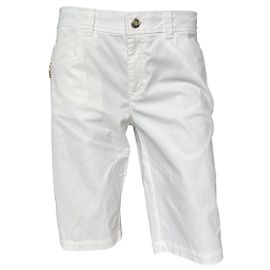 Bogner Pantalones cortos en mezcla de algodón blanco Blanco