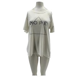Autre Marque Camiseta blanca "DHOPE" Blanco
