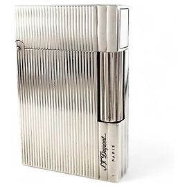 Autre Marque Dupont Gatsby Stripe Pattern Lighter Silvery