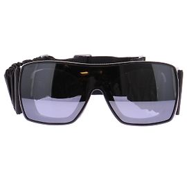 Maschera da sci Chanel nera in plastica Nero