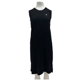 Robe Lacoste en coton noire taille 36 Noir