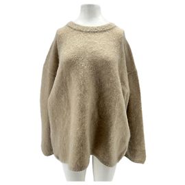Isabel Marant Pour H&M Pull en mohair beige Beige