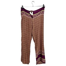 Autre Marque Pantalone marrone stampato Marrone