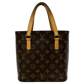 Louis Vuitton Vavin PM Monogram Leather Handbag Brown