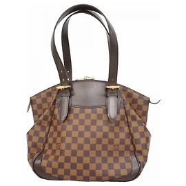 Louis Vuitton Damier Verona MM Handtasche N41118 Ebene Damier ebene