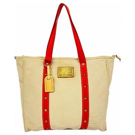 Borsa Tote Louis Vuitton Antigua Line Cabas GM Beige