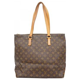 Borsa Tote Louis Vuitton Monogram Cabas Mezzo Marrone