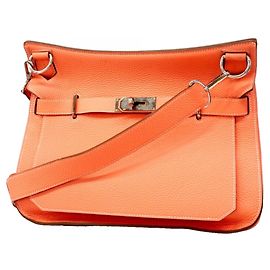 Hermès Borsa a tracolla Hermes Jypsiere 34 Corallo