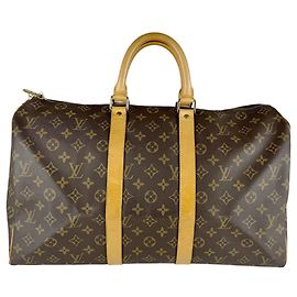 Sac Boston Monogram Louis Vuitton Marron Monogramme