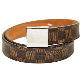 Louis Vuitton Damier Ceinture Carrée Gürtel Braun