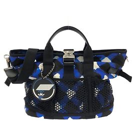 Borsa Chanel Airline 93325 Nero Bianco Blu