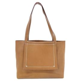 Hermès Bolsa Cabasellier Hermes Marrom Vermelho