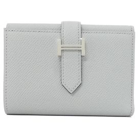 Cartera Combinada Hermès Bearn Castaño