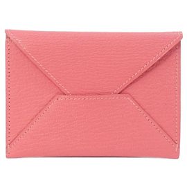 Hermès Hermes Envelope MM 032790CA Kartenetui Pink