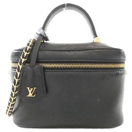 Borsa Louis Vuitton Monogram Ink Vanity PM Nero