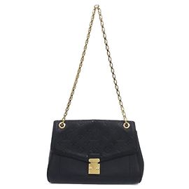 Borsa a spalla Louis Vuitton Monogram Empreinte Saint Germain PM Nero