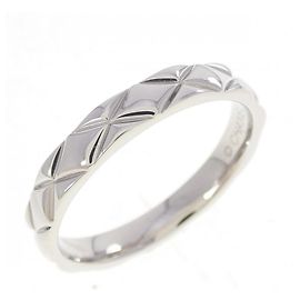 Chanel Matelassé Ring Silber